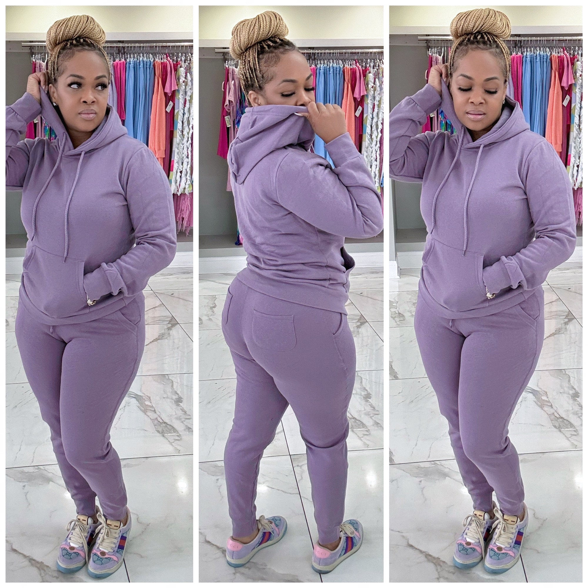 Dusty purple hoodie new arrivals